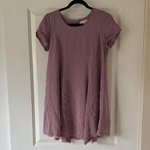 Silence + Noise Purple Casual Dress